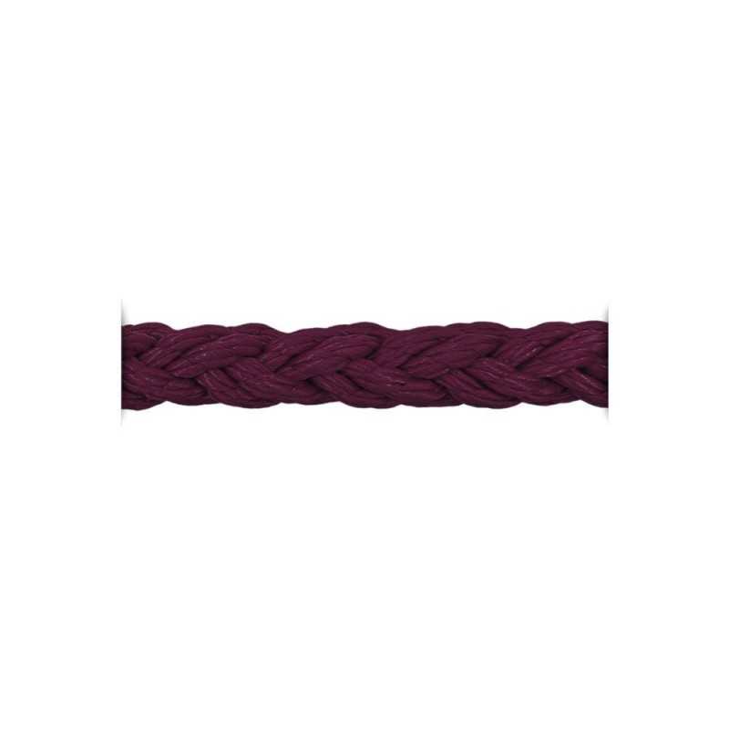 Armare Square Line 8 lignoli poliestere Bordeaux Ø12mm Bobina 100m