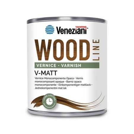 Veneziani WOOD V-MATT 7W6.313 750ml Vernice opaca monocomponente