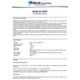 Marlin Grip Rivestimento antiscivolo 1lt Bianco N712461COL580