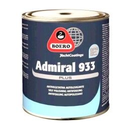 Boero Admiral 933 Plus Antivegetativa Autopulente 2,5Lt 001 Bianco