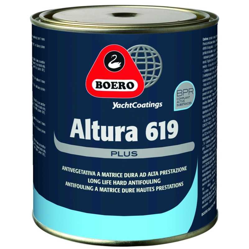 Boero Altura 619 Antivegetativa a Matrice Dura 2,5Lt 201 Nero