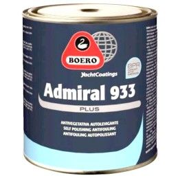 Boero Admiral 933 Plus Antivegetativa Autopulente 0,75Lt 118 Blu Scuro