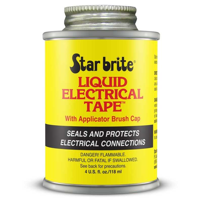 Star Brite 84104B Liquid Electric Tape Nastro Isolante Nero 118ml