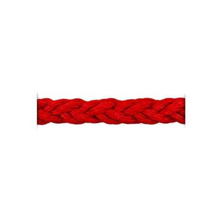 Armare Square Line 8 lignoli poliestere Rosso Ø10mm Bobina 100m