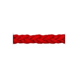 Armare Square Line 8 lignoli poliestere Rosso Ø12mm Bobina 100m