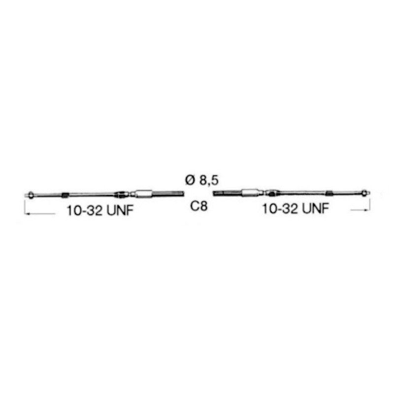 Cavo telecomando per controllo motore C8 26FT OS4500826