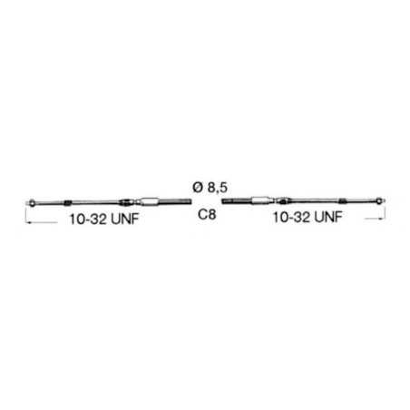 Cavo telecomando per controllo motore C8 26FT OS4500826